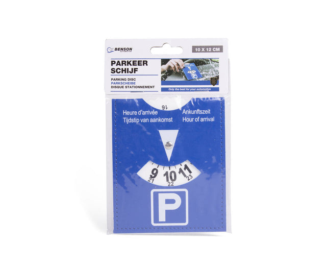 Parkeerschijf 10x12 cm - Compacte en Handige Parkeerhulp