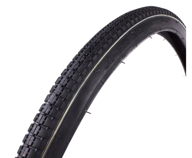 Fiets Buitenband 28x1 1/2 Wit Lijn, ETRTO 40-635, Stads- en Toertochten