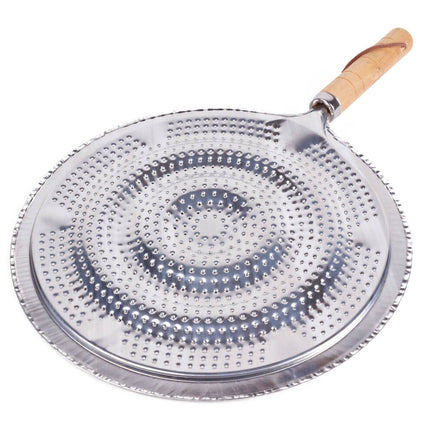 Sudderplaat 21 cm, gietijzer, gelijkmatige warmte, voor stoofpotten.