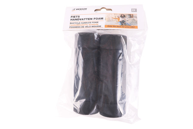 Fietshandvatten foam 125 mm – Lengte 12,5 cm, Binnendiameter 19 mm, Materiaal foam