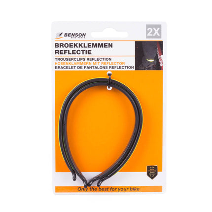 Reflecterende Broekklemmen 2dlg - Veilig Fietsen zonder Vetvlekken