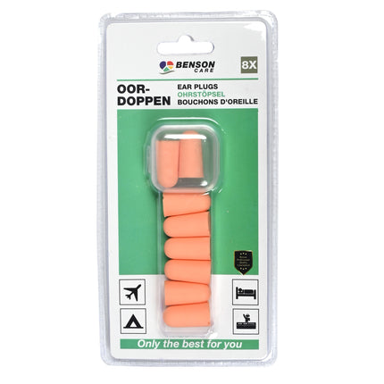 Oordoppen 8 dlg – Aantal 8 stuks
