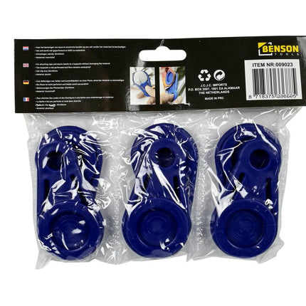 Zeilclip 6-delig Set: 82x45mm, Bevestig Touw Waterdicht Kamperen