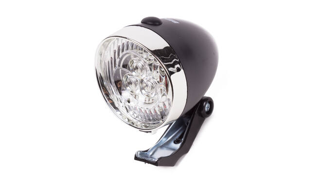 Fietskoplamp 3 LED zwart