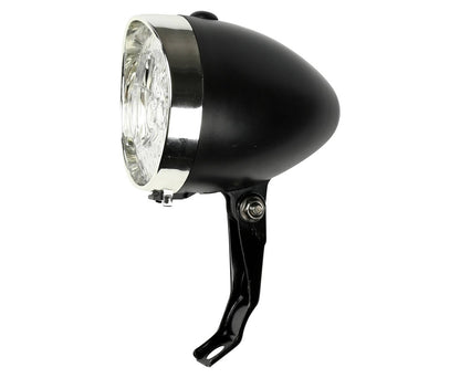 Fietskoplamp 3 LED Zwart, Voorvorkmontage, 3x AAA, Stijlvolle Verlichting