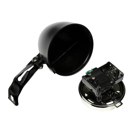 Fietskoplamp 3 LED Zwart, Voorvorkmontage, 3x AAA, Stijlvolle Verlichting