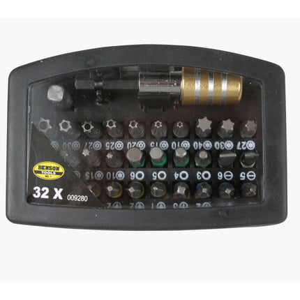 32-dlg Cr-V Bitset met Quick Release voor veelzijdige schroefklussen