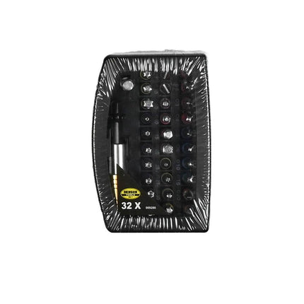 32-dlg Cr-V Bitset met Quick Release voor veelzijdige schroefklussen