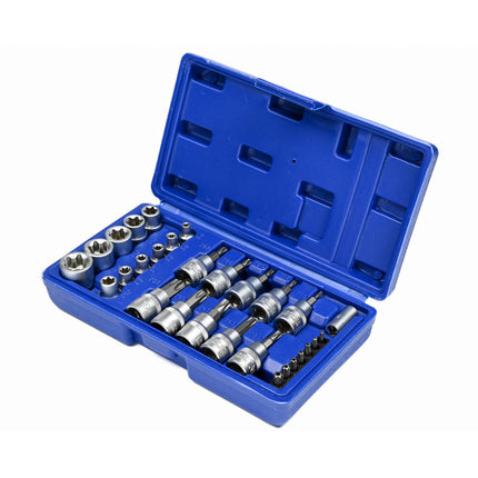 Torx Bit/Dop Set 30-dlg Cr-V: Meubelmontage & Auto-onderhoud