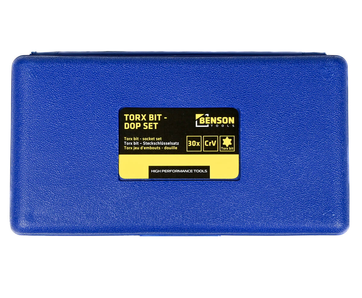 Torx Bit/Dop Set 30-dlg Cr-V: Meubelmontage & Auto-onderhoud