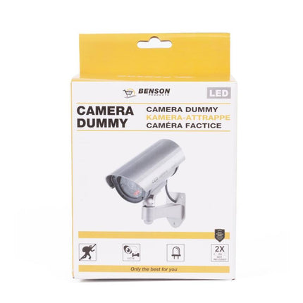 Dummy Camera LED Profi - Realistisch Design, Geschikt voor Binnen/Buiten
