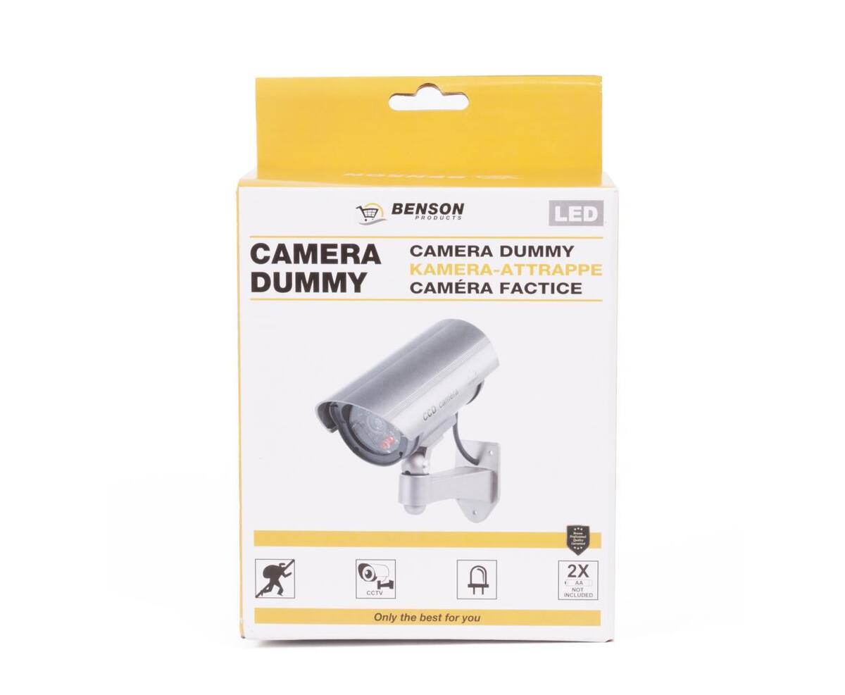 Dummy Camera LED Profi - Realistisch Design, Geschikt voor Binnen/Buiten