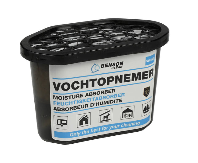 Vochtopnemer 500ml - Absorbeert vocht in kelder, auto, camper.