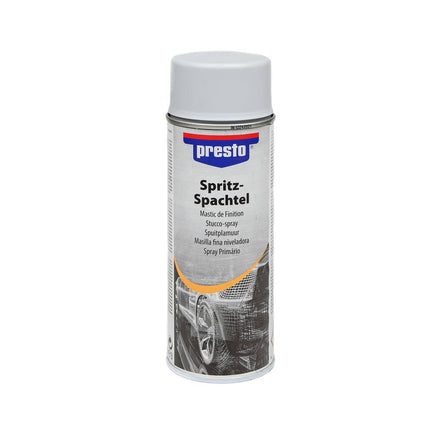 Presto Spuitplamuur 400ml - Gladde afwerking, perfect voor metaal en hout.