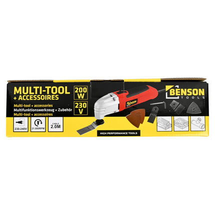 Multi-tool 200W 230V 7 dlg