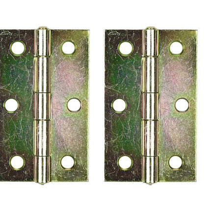 Scharnieren 63.5x40mm, set van 2, incl. 12 schroeven voor deuren.