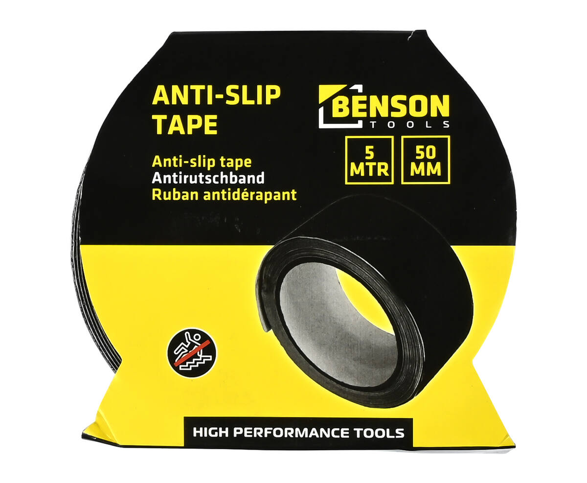 Anti-slip Tape 50mm x 5m, Ruw Oppervlak, Ideaal voor Trappen en Ladders