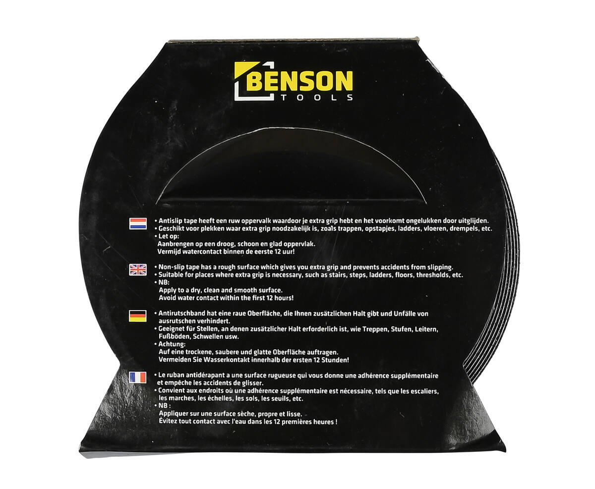 Anti-slip Tape 50mm x 5m, Ruw Oppervlak, Ideaal voor Trappen en Ladders