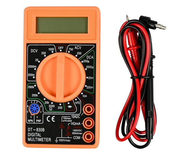 Digitale Multimeter, 1000V DC, 750V AC, 10A DC, Elektrische Metingen