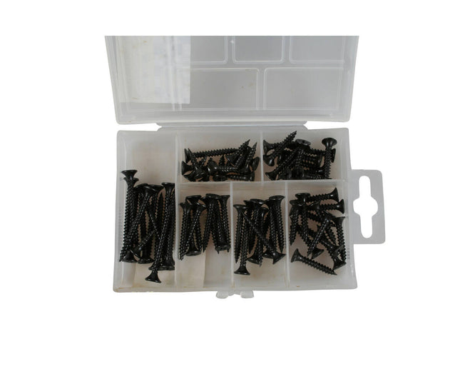 Gipsplaatschroeven 3.5mm x 25-55mm, zwart gefosfateerd, ideaal voor gipsplaten.
