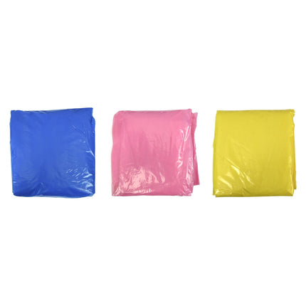 Regenjas lang wegwerp mix – Lengte 120 cm, voor volledige dekking., Aantal per stuk