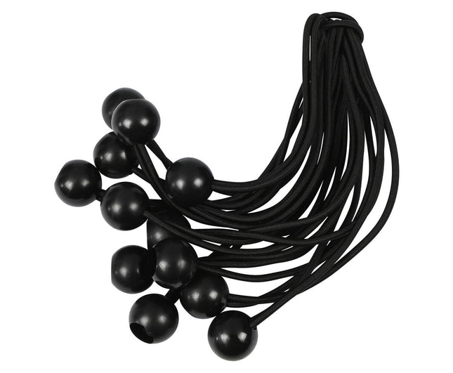 Elastiek met Bal 12-delig, 24 cm - Voor Tenten en Dekzeilen