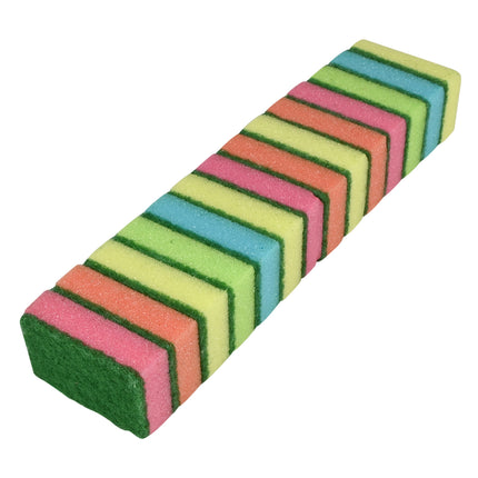 Schuurspons 14 dlg kleur – Inhoud 14 stuks, Afmetingen 8 x 4.8 x 2.5 cm, 2.5 cm