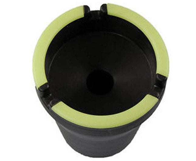 Zelfdovende Asbak 10,6x8cm met Glow in the Dark voor Auto Bekerhouder