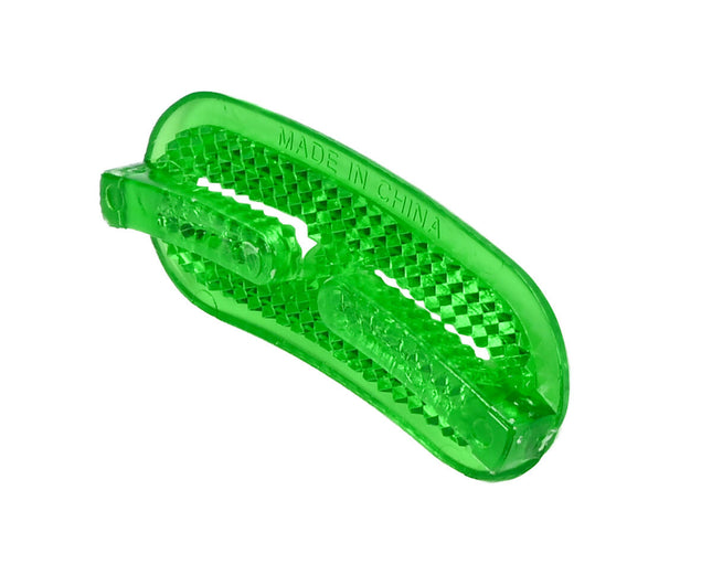 Ovale Spaak Reflector Set 4-delig, 80x37mm, Wit/Oranje/Blauw/Groen