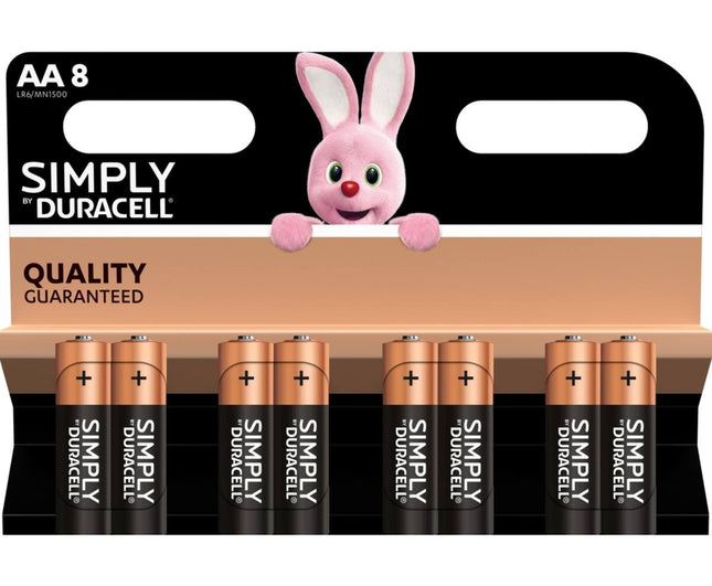 Duracell Plus AA Batterijen 8 Stuks - Langdurige Energie voor Speelgoed