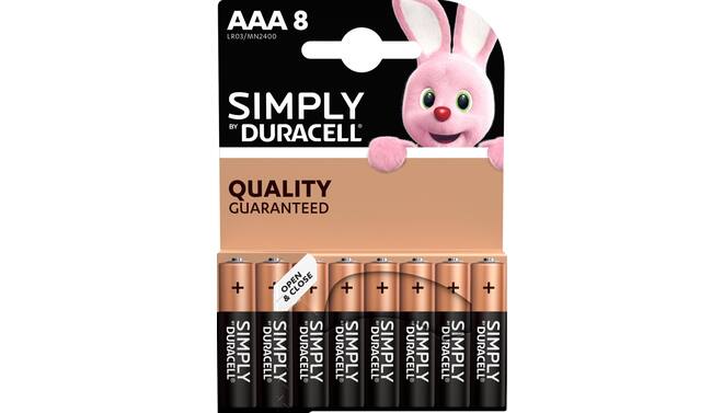 Duracell plus AAA 8 dlg