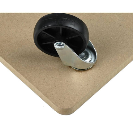 Transport Trolley 58x30 cm, 200 kg, Anti-Slip, Zwenkwielen, Handvat