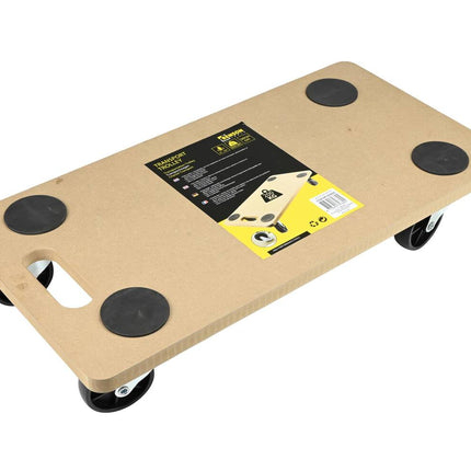 Transport Trolley 58x30 cm, 200 kg, Anti-Slip, Zwenkwielen, Handvat
