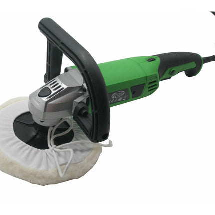 Poetsmachine 1200W ø180mm, Variabele Snelheid, Incl. Pads, Auto Polijsten
