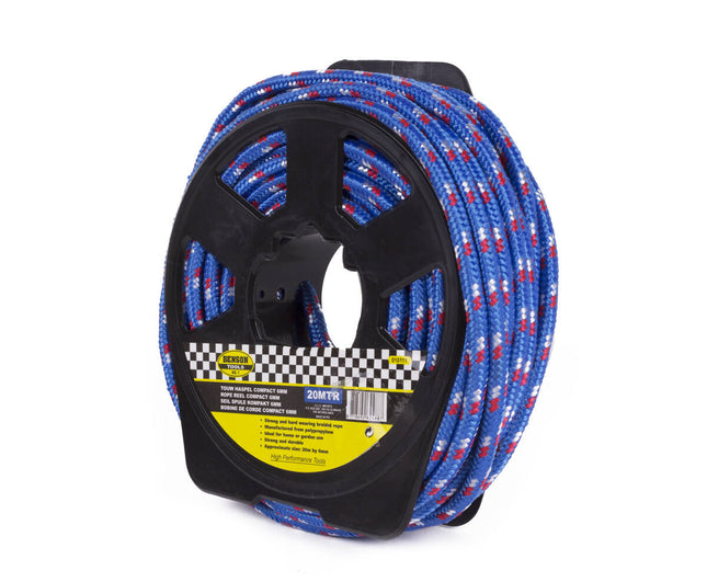 Polypropyleen Touw Haspel 6mm x 20m - Ideaal voor Tuinprojecten