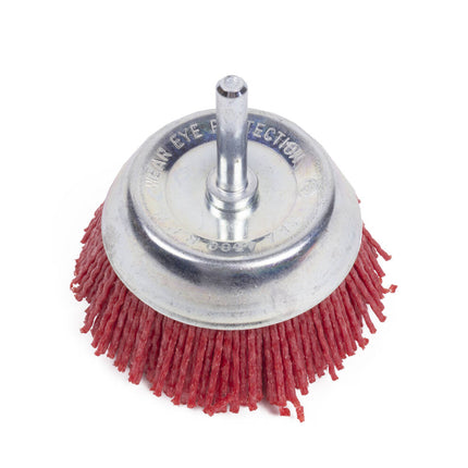 Nylon Borstel Kom 65mm voor Boormachine, Ontbramen Hout & Metaal