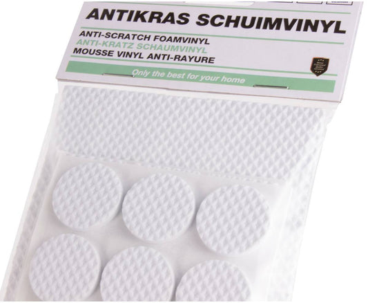 Antikras Schuimvinyl Set 25 dlg Wit - Beschermt Vloeren en Meubels