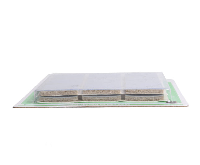 Antikrasvilt 25x25 mm, 18 dlg, beschermt vloeren tegen krassen.