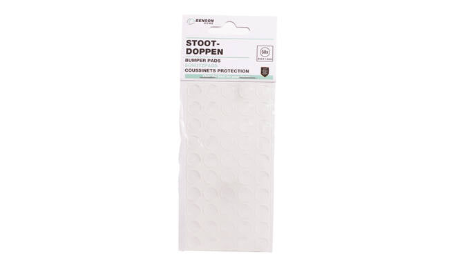 Stootdoppen 50 dlg transparant ø10 x 1.5 mm