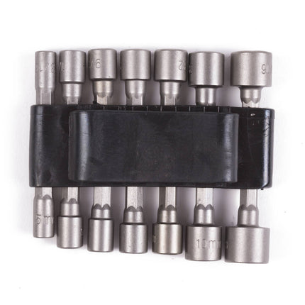 Bit Dopset 14 dlg - 14 stalen doppen, ideaal voor schroefmachines.
