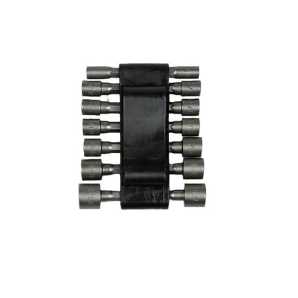 Bit Dopset 14 dlg - 14 stalen doppen, ideaal voor schroefmachines.