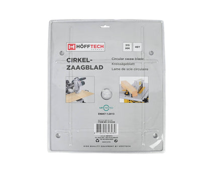 Cirkelzaagblad 315mm 48T WZ, Incl. Reductieringen, Houtbewerking