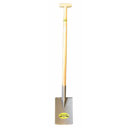 Spade 1200 mm Profi: Stalen blad, houten T-steel, ideaal voor tuinklussen.
