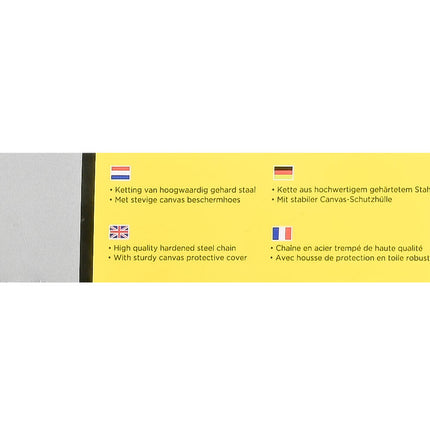 Ketting Cijferslot 978 7x1400mm, Sterk Staal & Canvas, Fietsbeveiliging