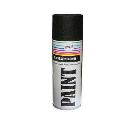 400ml RAL9005 Zwart Mat Spuitbus, Sneldrogend, Meubelrenovatie