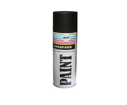400ml RAL9005 Zwart Mat Spuitbus, Sneldrogend, Meubelrenovatie