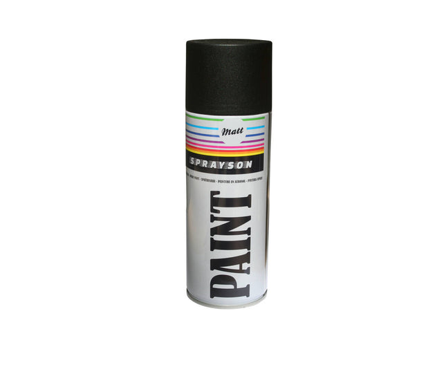 400ml RAL9005 Zwart Mat Spuitbus, Sneldrogend, Meubelrenovatie