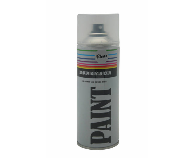 Blanke Lak Spuitbus 400ml: Beschermt en verfraait hout, metaal, plastic.