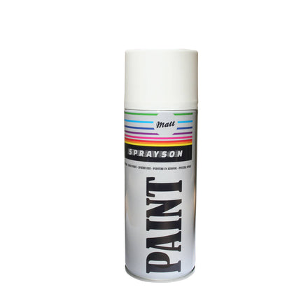 400 ml Mat Witte Spuitverf RAL9010 voor Meubels en Muren