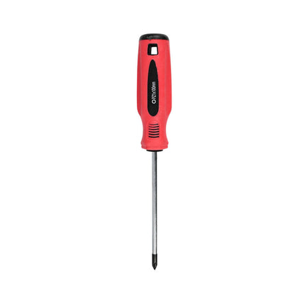 Pozi Schroevendraaier PZ1 100mm Cr-V, Rood/Zwart, Meubelmontage